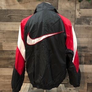 Vtg Nike Swoosh Logo Light Windbreaker Jacket